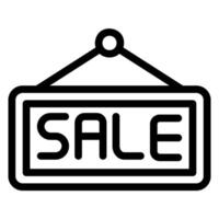 sale tag line icon vector