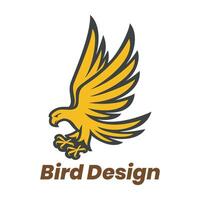 pájaro diseño . vector