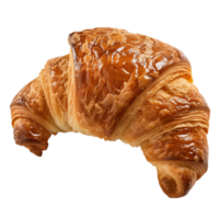 AI generated French croissant Isolated on transparent background png