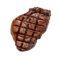 ai generiert Grill Rippenstück Steak isoliert auf transparent Hintergrund png