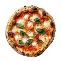 ai genererad napolitanska pizza isolerat på transparent bakgrund png