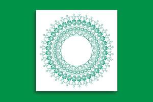 mandala design template vector