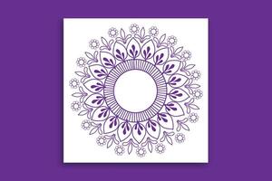 mandala design template vector