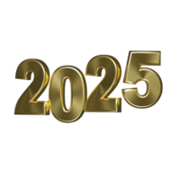 2025 icono 3d hacer ilustración png