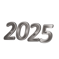 2025 icono 3d hacer ilustración png