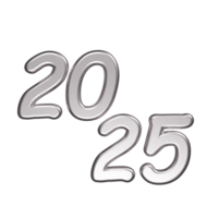 2025 Symbol 3d machen Illustration png