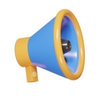 altavoz icono 3d hacer ilustración png