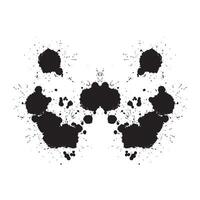 Rorschach inkblot test vector