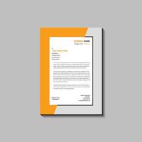 Professional Vector Letterhead Template.