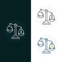 Debit and Credit Vector Icon Design