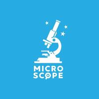 vector ilustración de microscopio logo icono para Ciencias y tecnología