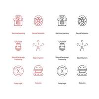 Key Elements of AI Vector Icon Design Set