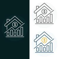 Investment Growth Vector Illustration Icon Design