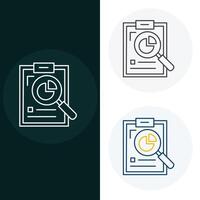 Analysis, Data Analysis Vector illustration Icon Design