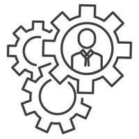 Management Vector Illustration Icon Design