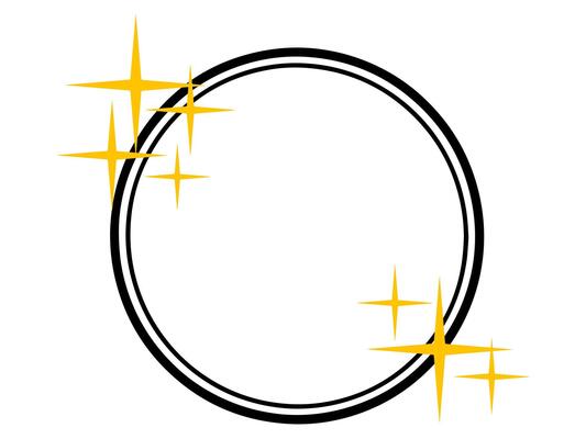 Stars Gold Frame Background Illustration