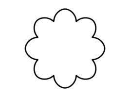 Hand Drawn Islamic Frame Background vector