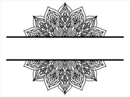 Ramadan Kareem Line Art Background Illustration vector