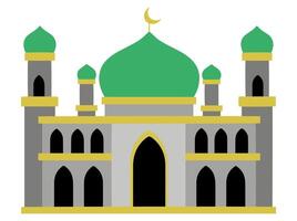 Ramadán kareen con islámico mezquita vector