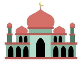 Frame Background with Islamic Mosque vector