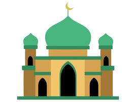 Islamic Mosque for Idul Adha Background vector