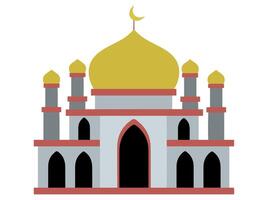 Ramadán antecedentes con islámico mezquita vector