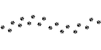 Paw print pets waling icon background vector