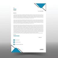 Simple, creative, modern, unique  clean letterhead  design set a4 sizes. vector