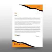 Simple, creative, modern, unique  clean letterhead  design set a4 sizes. vector