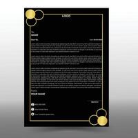 Simple, creative, modern, unique  clean letterhead  design set a4 sizes. vector