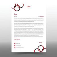 Simple, creative, modern, unique  clean letterhead  design set a4 sizes. vector