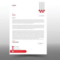 Simple, creative, modern, unique  clean letterhead  design set a4 sizes. vector