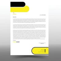 Simple, creative, modern, unique  clean letterhead  design set a4 sizes. vector