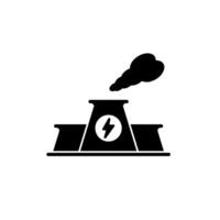 coal power plant concept line icon. Simple element illustration. coal power plant concept outline symbol design. vector