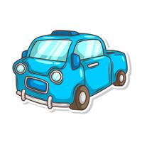 cartoon cute car transportation illustration art vector