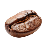 AI generated Coffee beans isolated on transparent background generative AI png