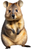 ai gerado aguarela pintura do uma fofa quokka. png