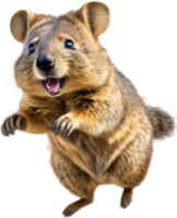 AI generated Watercolor painting of a cute quokka. png