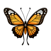 Schmetterling Symbol, isoliert auf transparent Hintergrund png