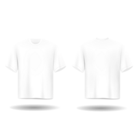 Design Mockup Tshirt Template in White Color png