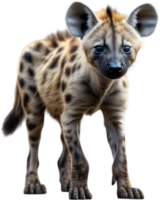 ai gegenereerd gekleurd potlood schetsen van een hyena. png