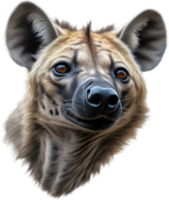 ai gegenereerd gekleurd potlood schetsen van een hyena. png