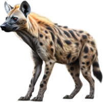 AI generated Colored-pencil sketch of a hyena. png