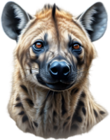 AI generated Colored-pencil sketch of a hyena. png