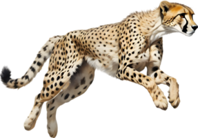 AI generated Close-up painting of a cheetah. png