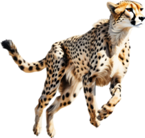 AI generated Close-up painting of a cheetah. png