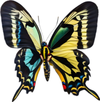 AI generated Colorful and elegant butterfly image. png