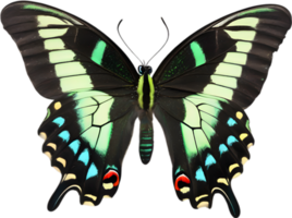 AI generated Colorful and elegant butterfly image. png