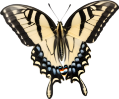 AI generated Colorful and elegant butterfly image. png