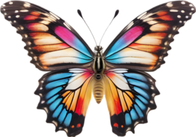 AI generated Colorful and elegant butterfly image. png